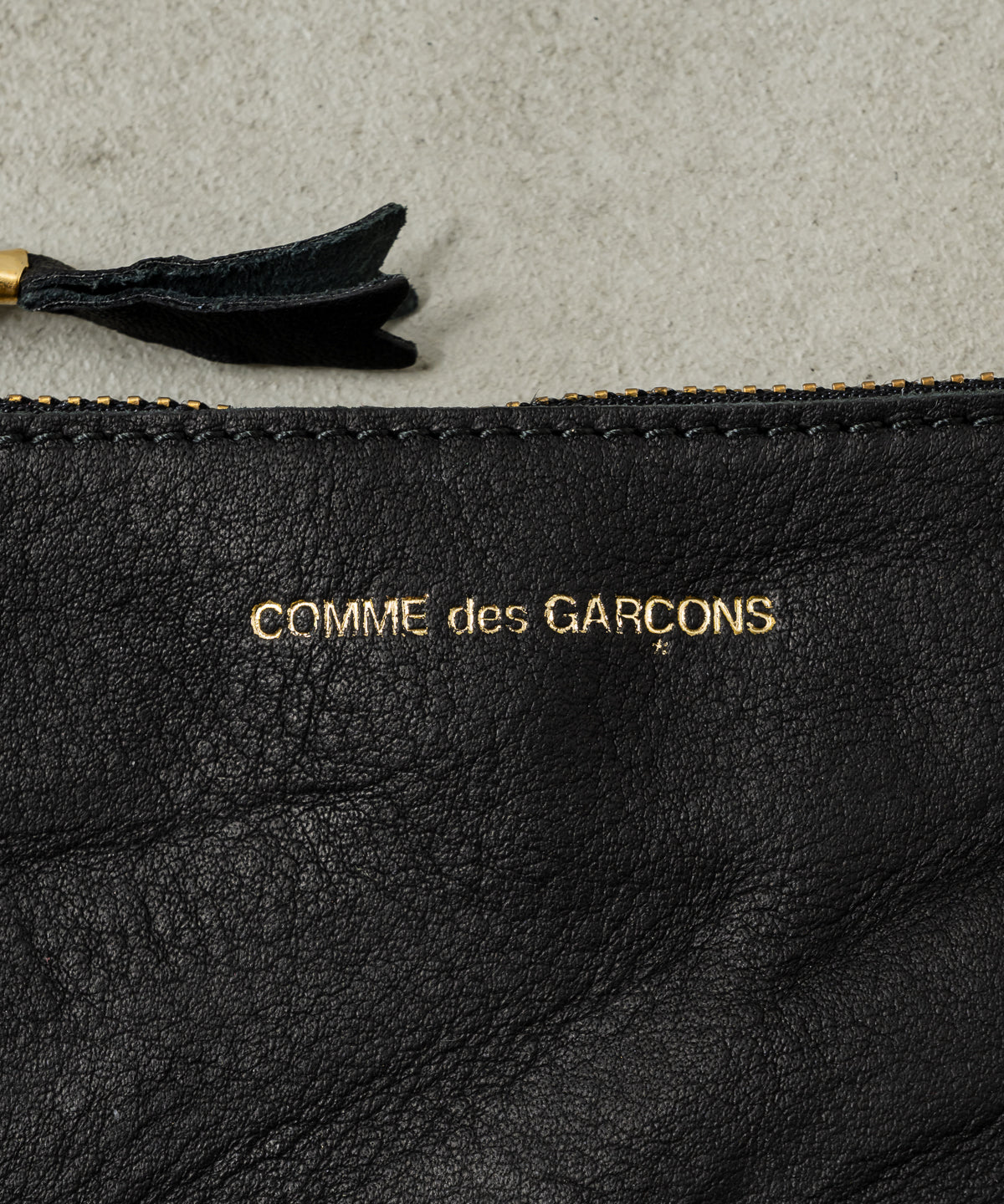 WASHED ZIP POUCH