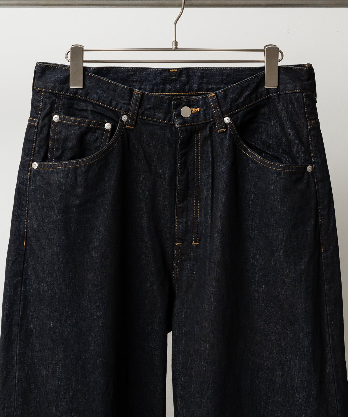 STRAIGHT WIDE DENIM PANTS OW