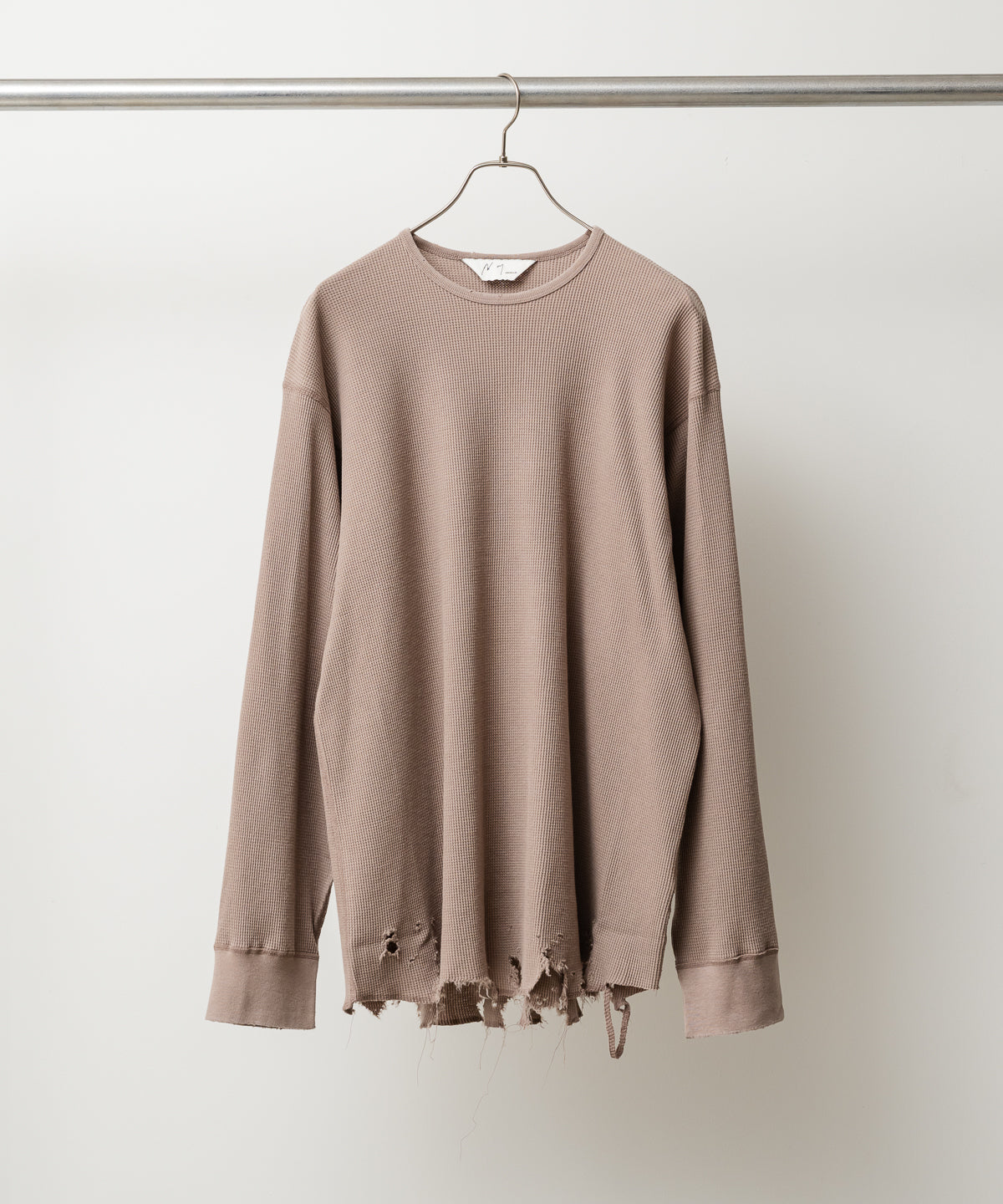 DAMAGE WAFFLE CREW LS