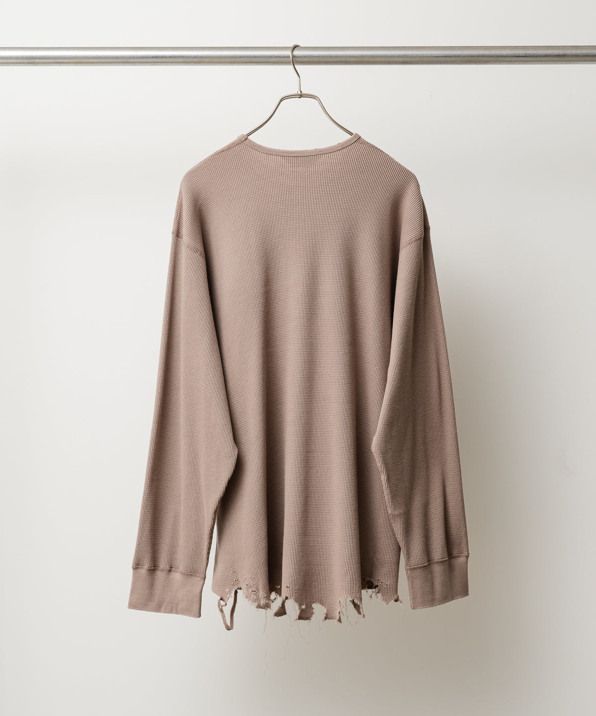 DAMAGE WAFFLE CREW LS