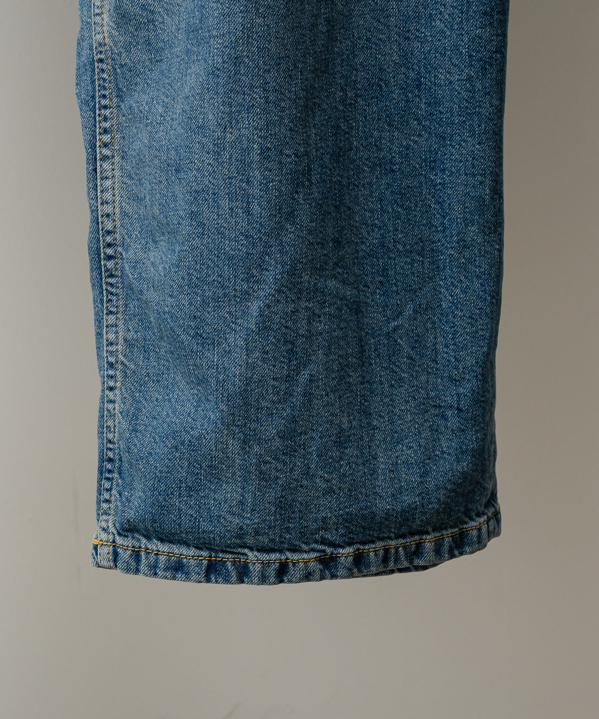 WRAP DENIM TROUSERS