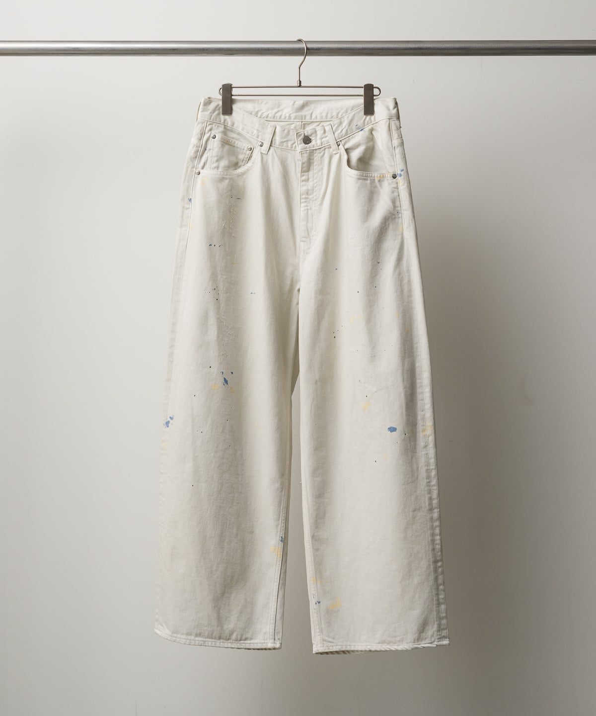 STRAIGHT WIDE DENIM PANTS