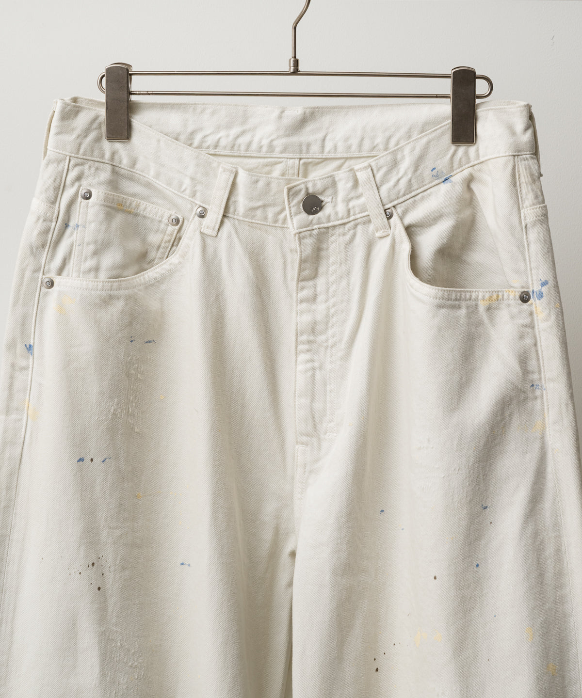 STRAIGHT WIDE DENIM PANTS