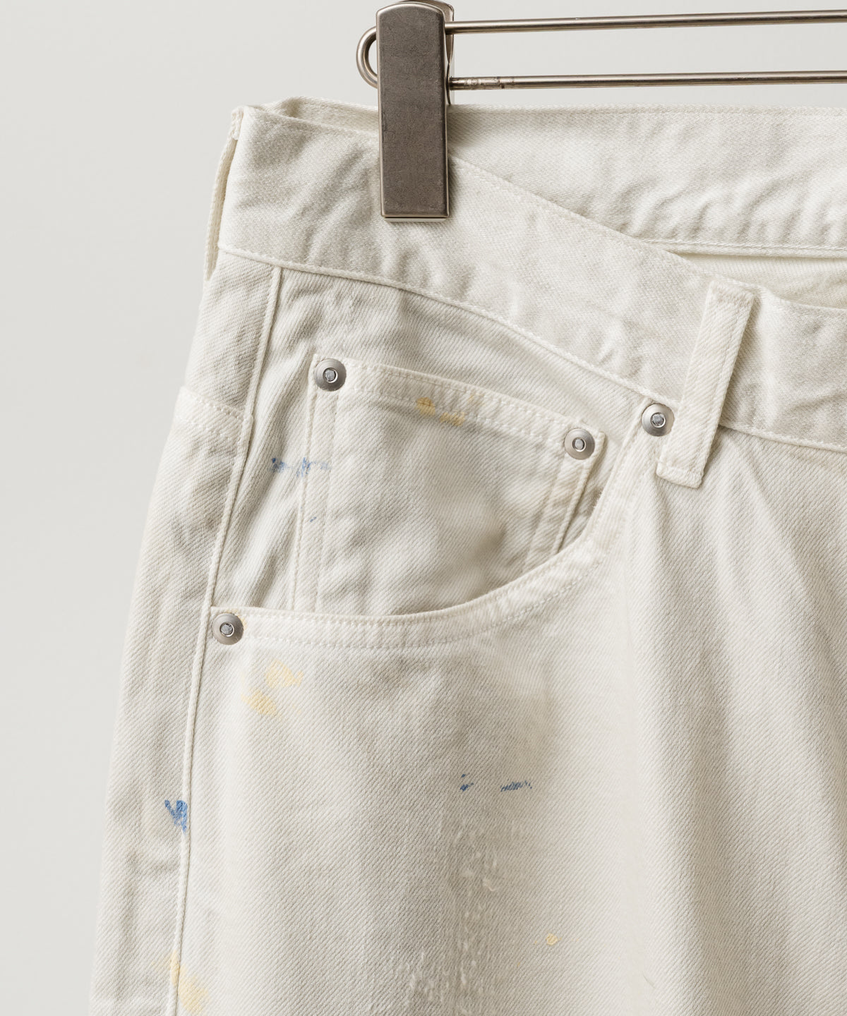 STRAIGHT WIDE DENIM PANTS