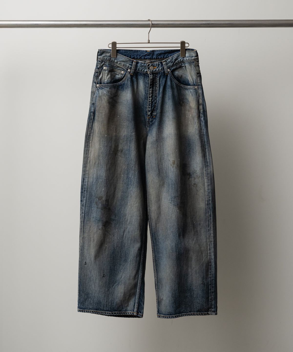 STRAIGHT WIDE DENIM PANTS