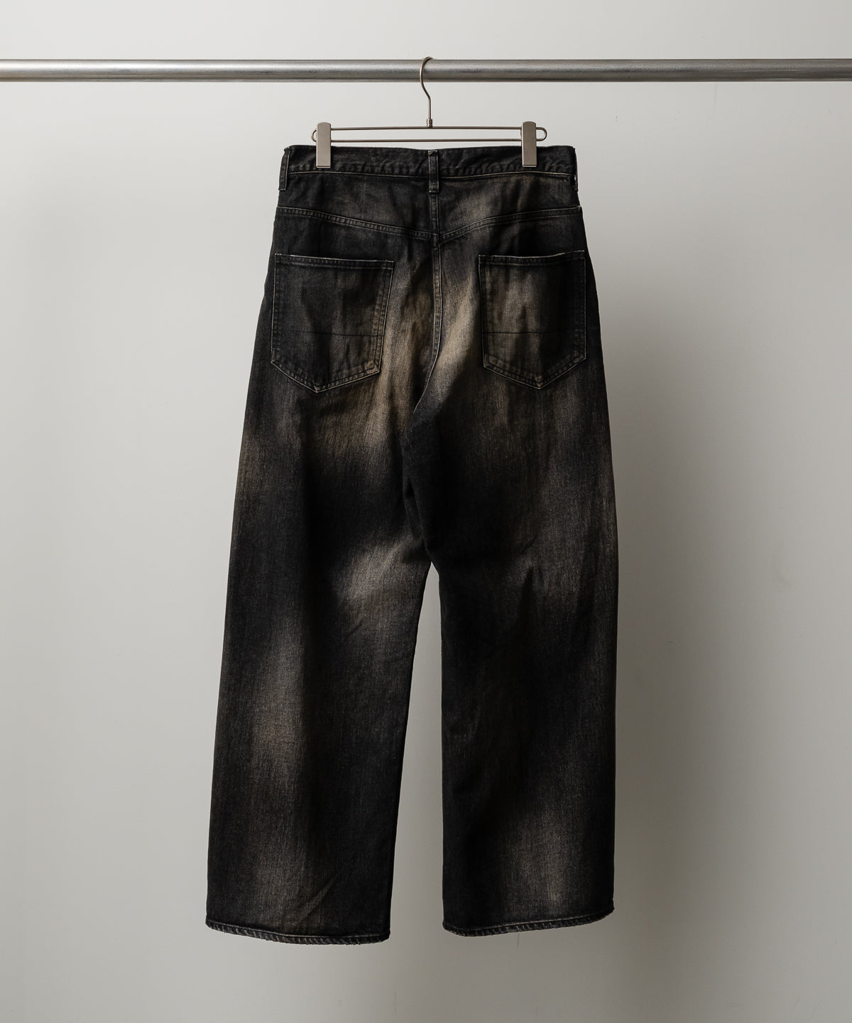 STRAIGHT WIDE DENIM PANTS