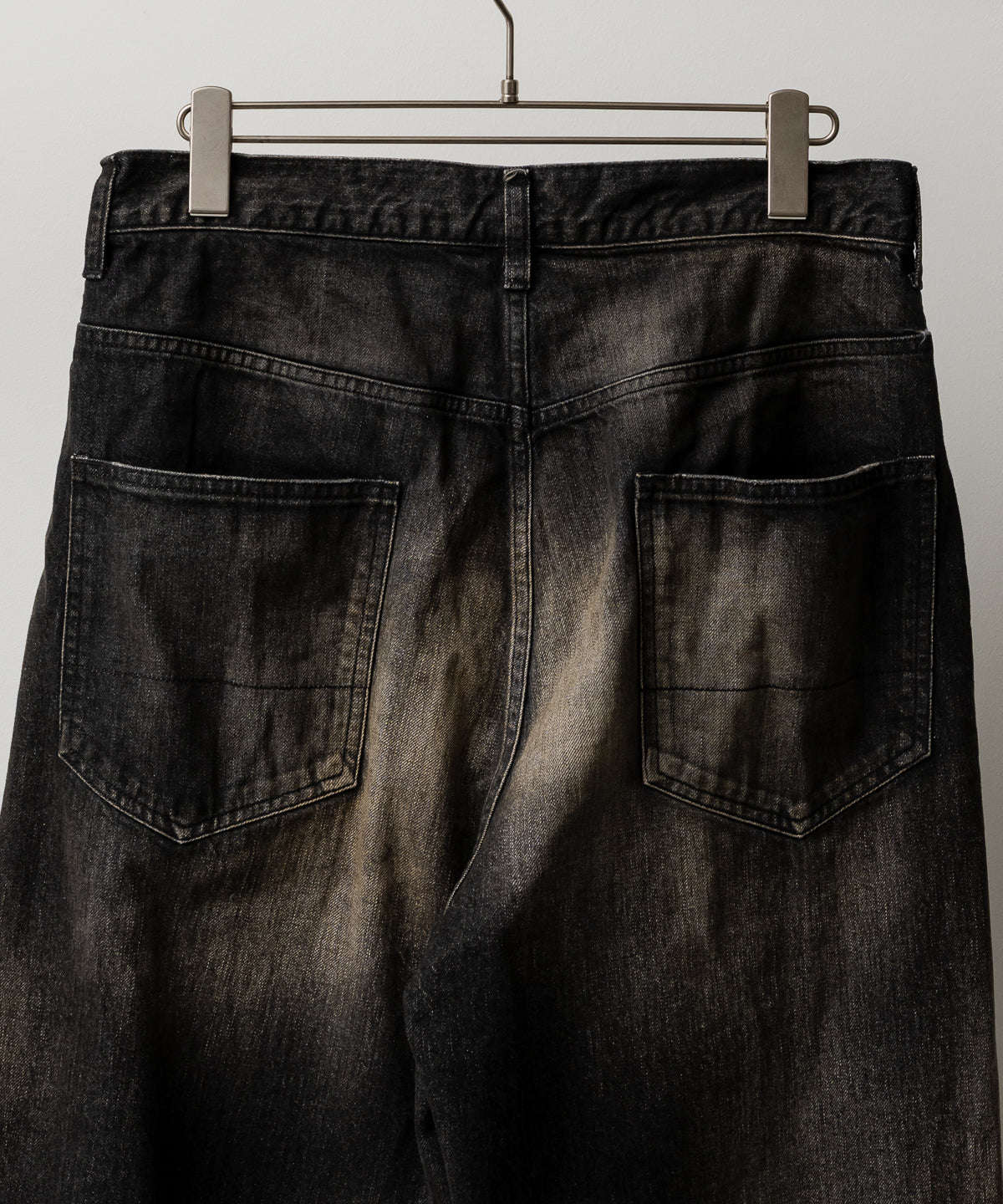 STRAIGHT WIDE DENIM PANTS