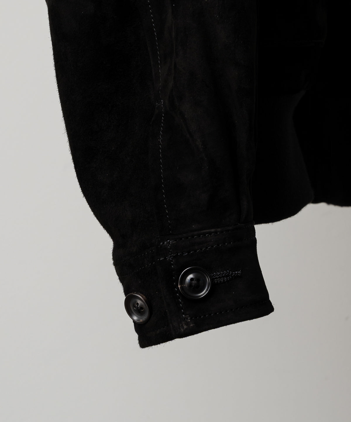 CALF SUEDE LEATHER FLIGHT JKT