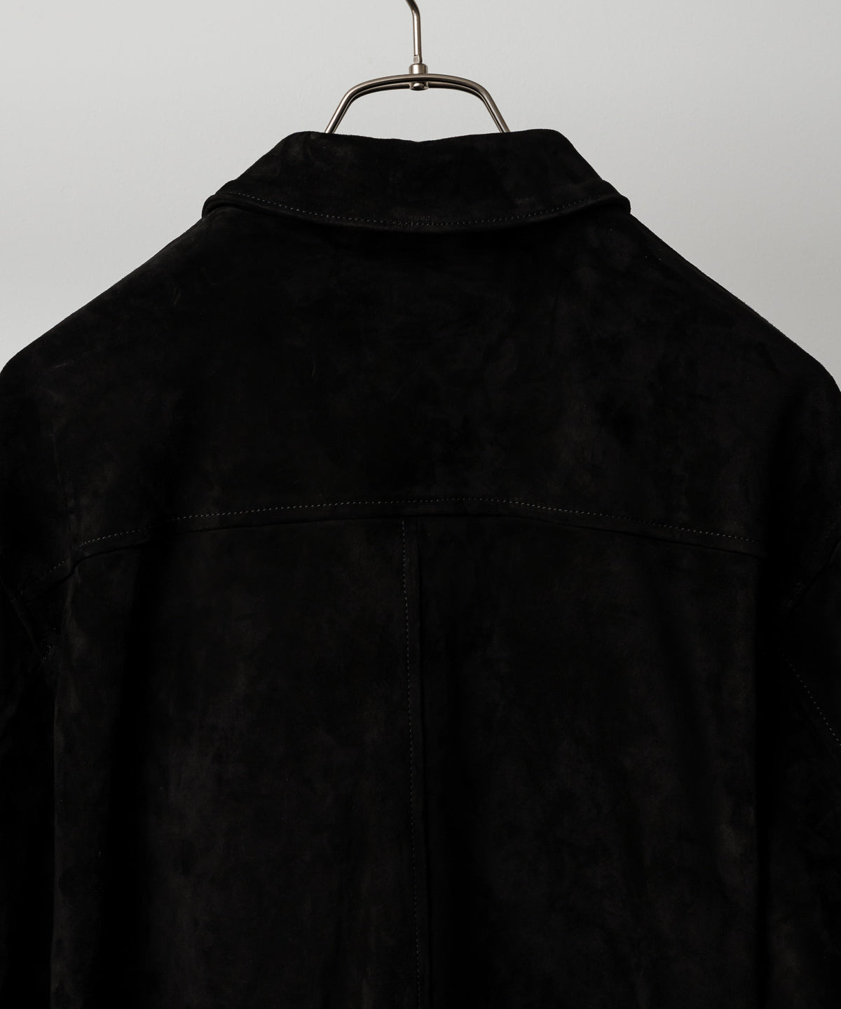 CALF SUEDE LEATHER FLIGHT JKT