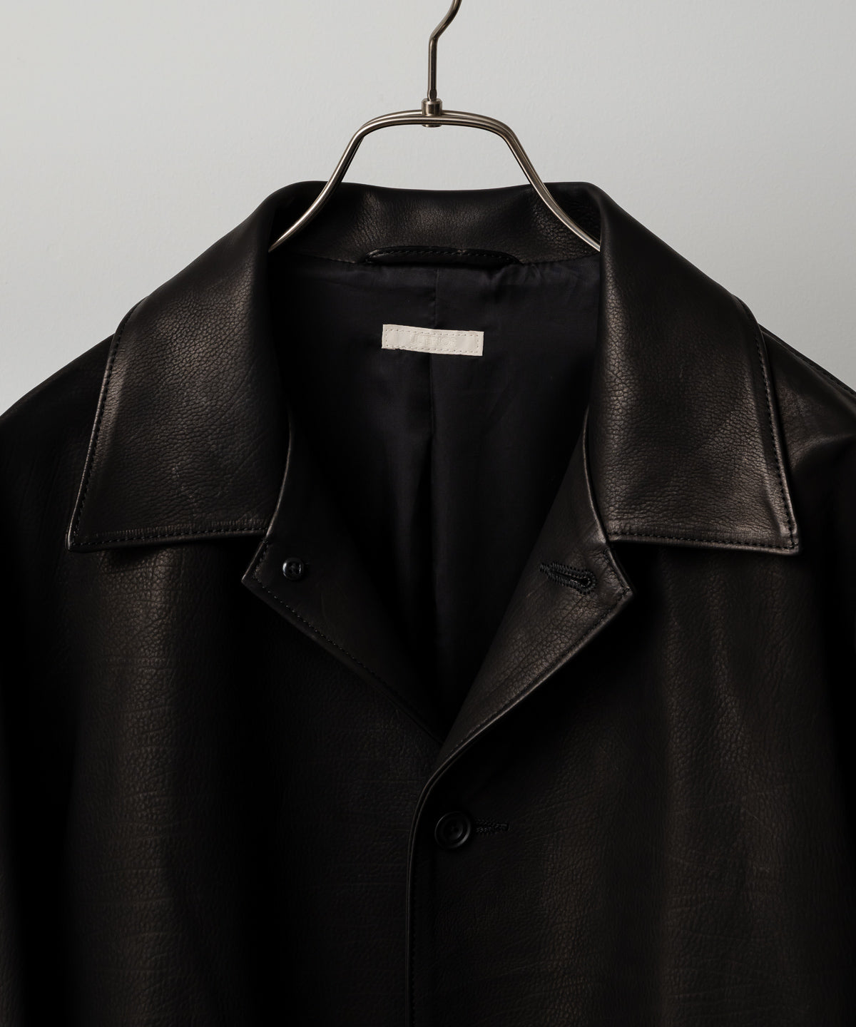 CALF LEATHER COVERALL JKT