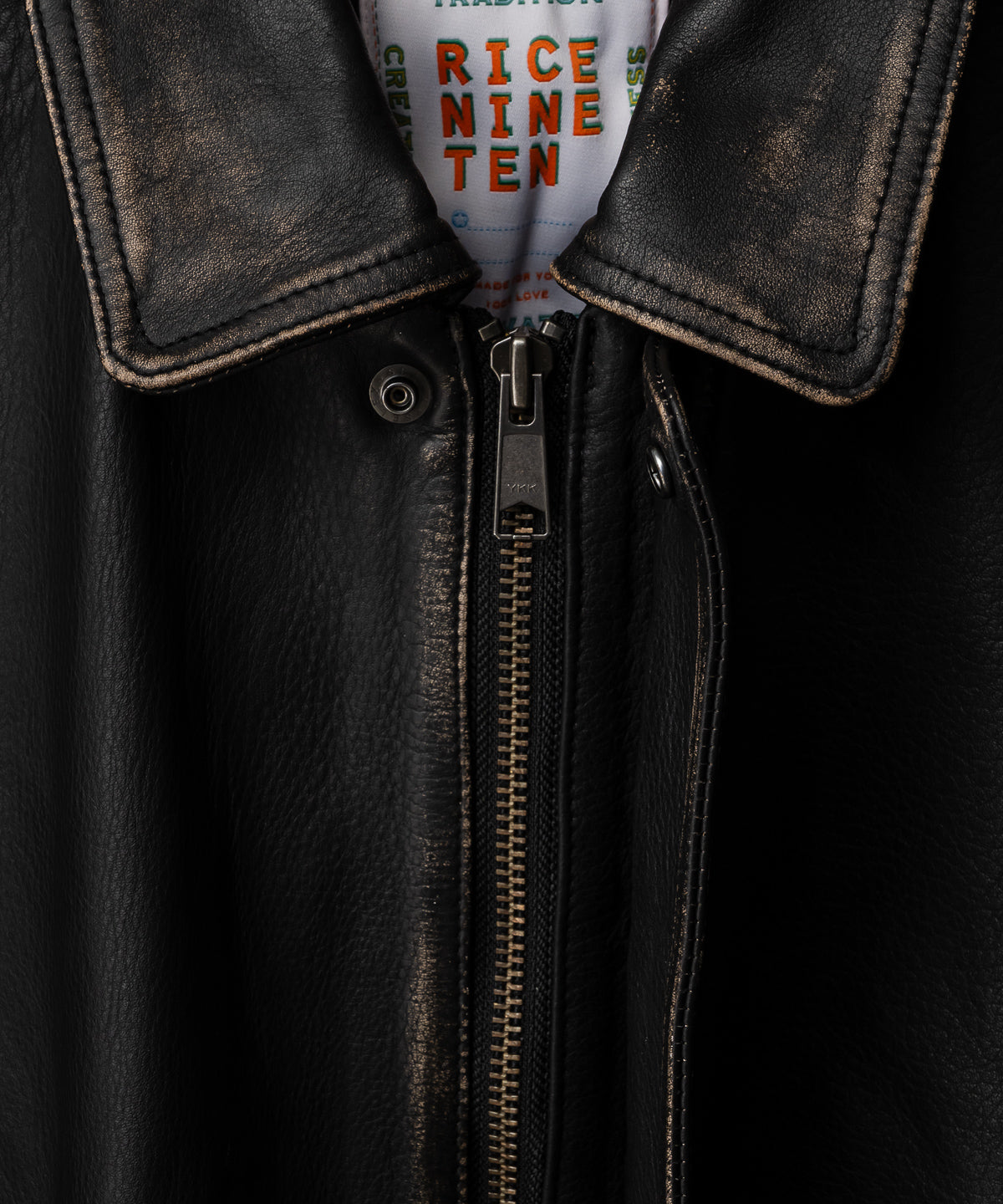 DAD`S LEATHER HALF COAT