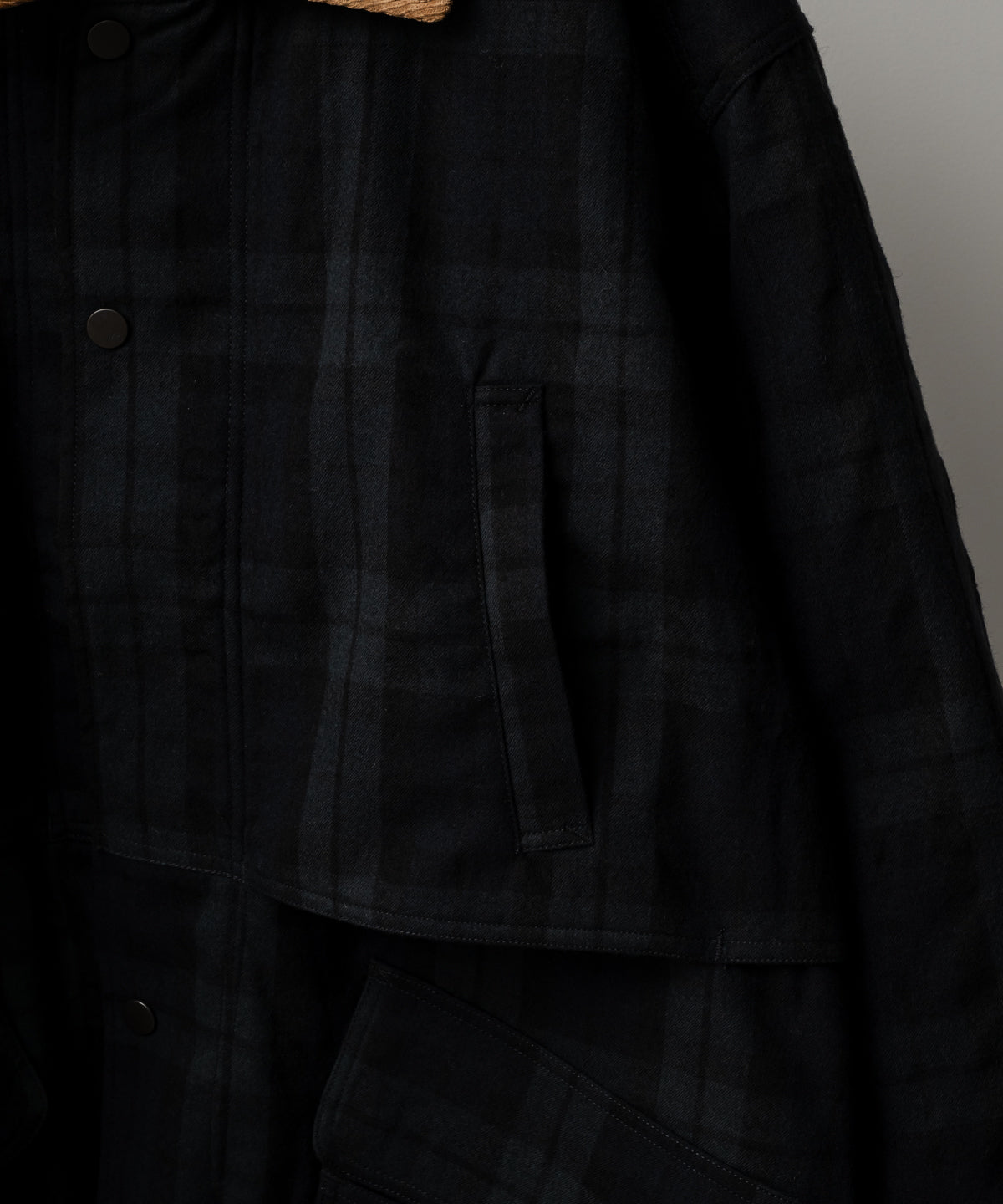 CHECK HALF JACKET