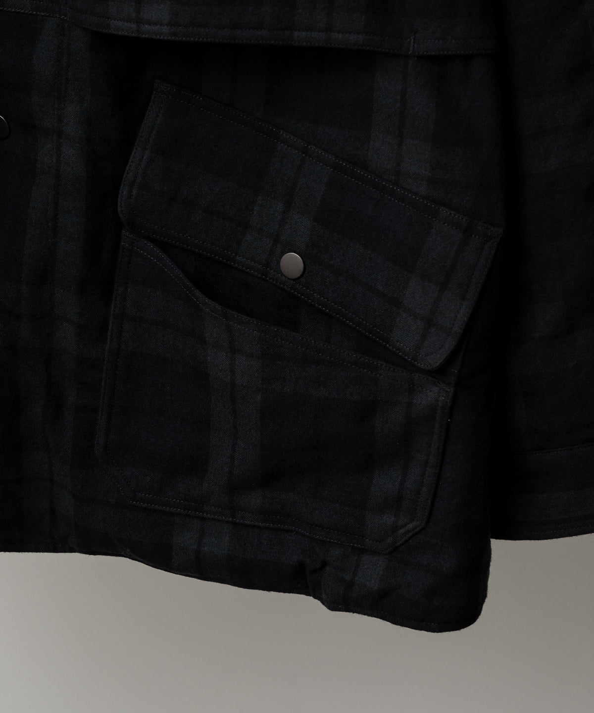 CHECK HALF JACKET