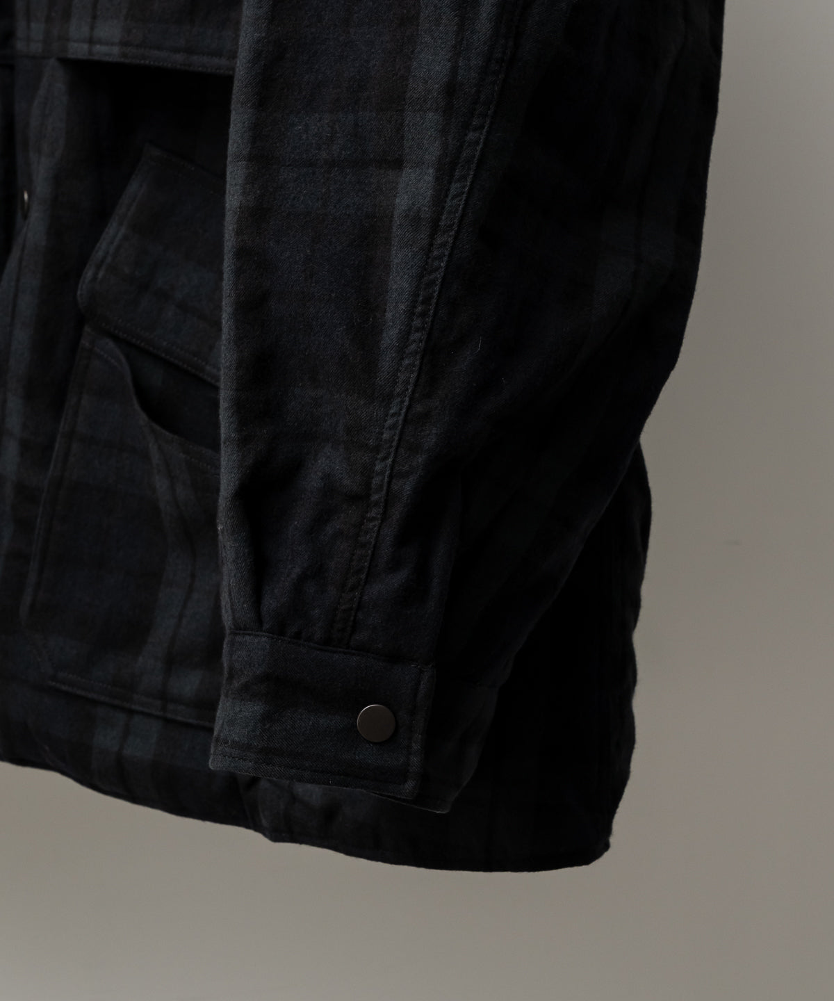 CHECK HALF JACKET