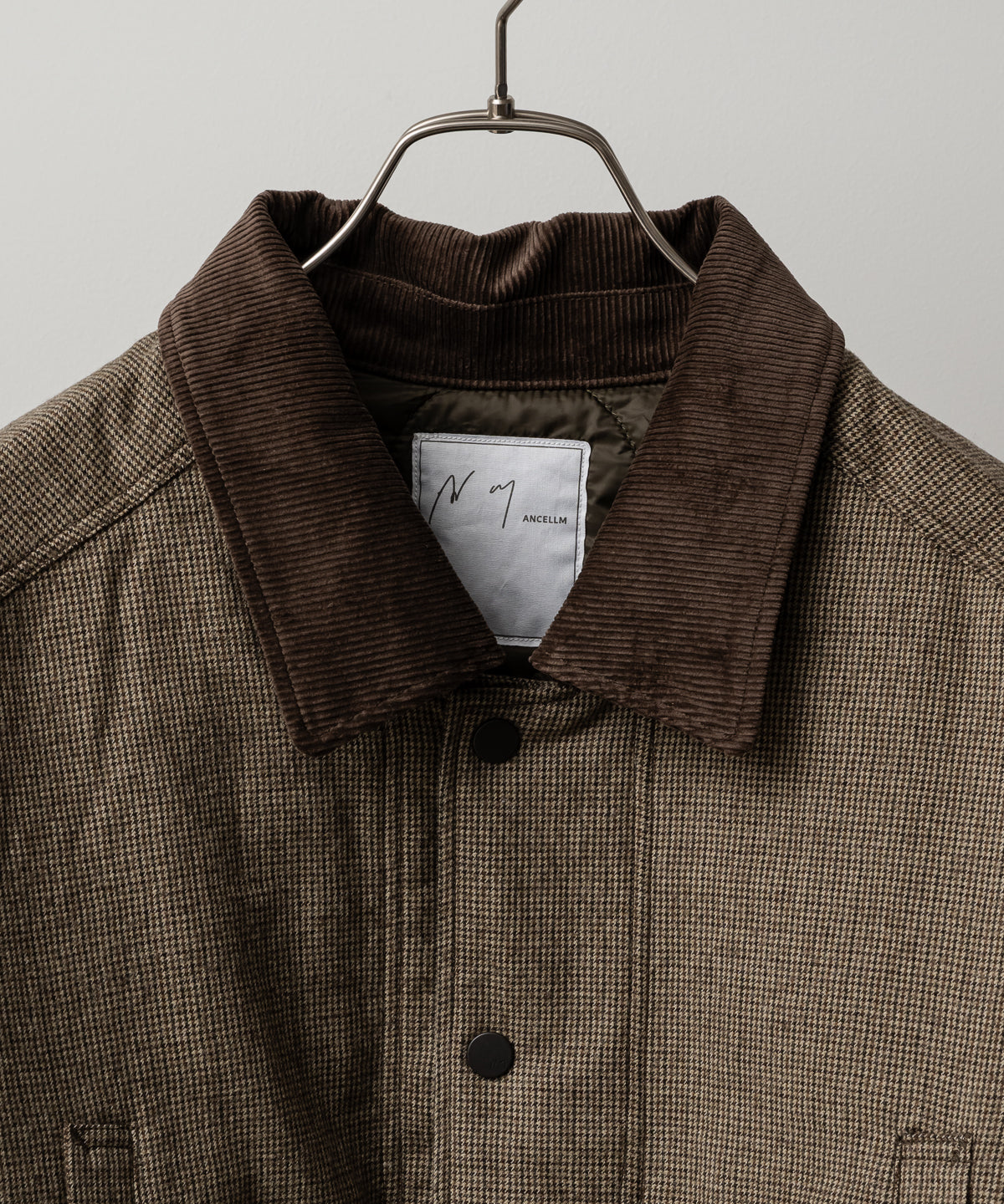 CHECK HALF JACKET