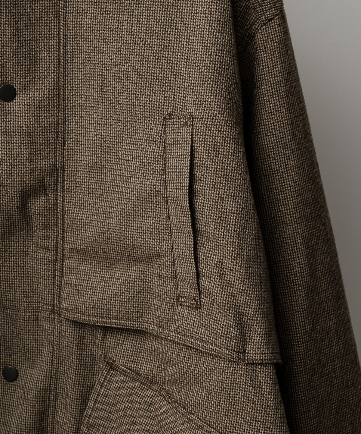CHECK HALF JACKET