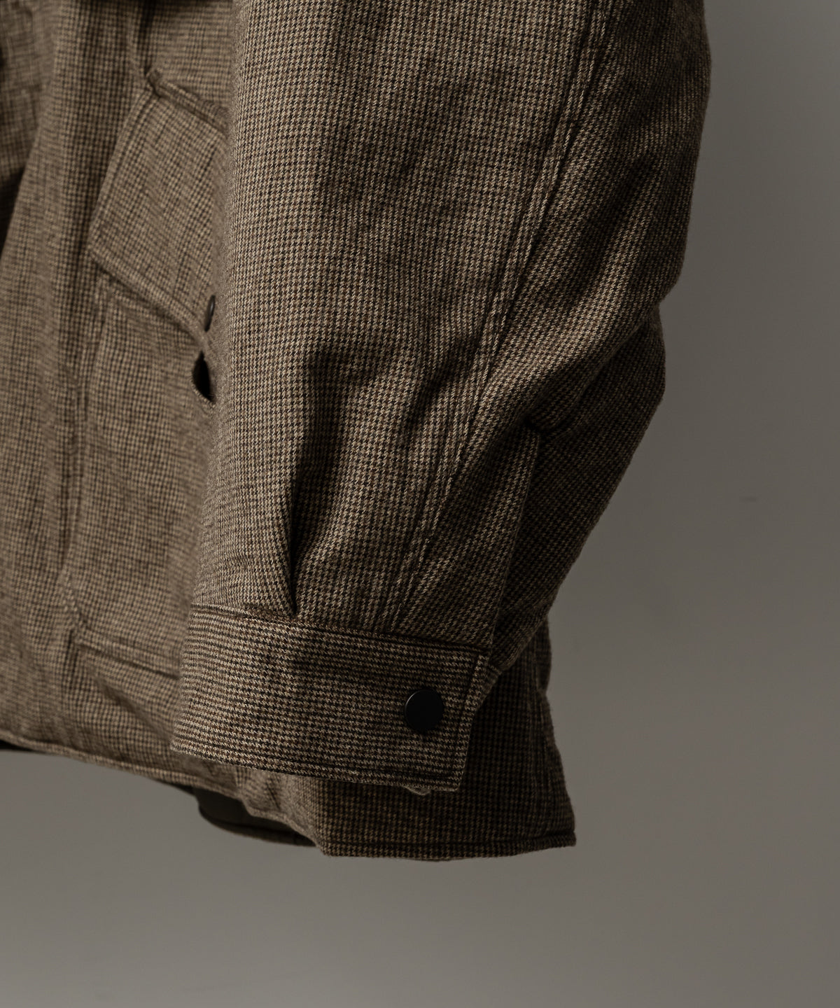 CHECK HALF JACKET