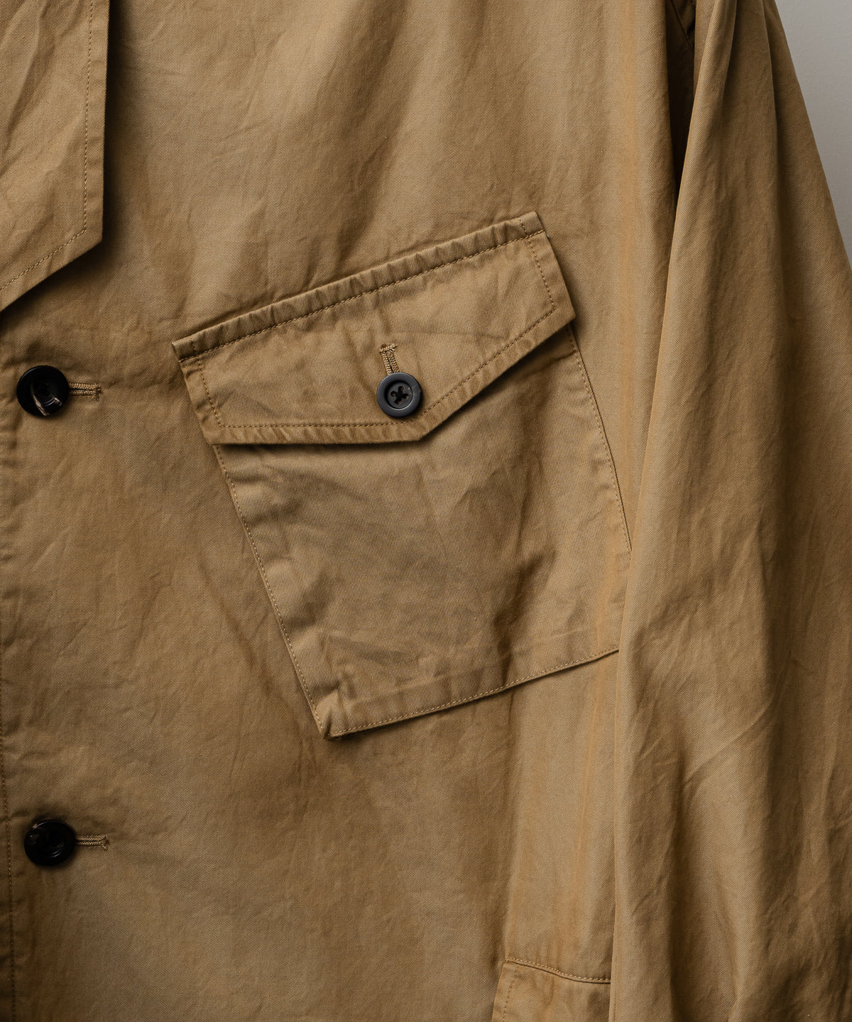 AGING COTTON M.C COAT