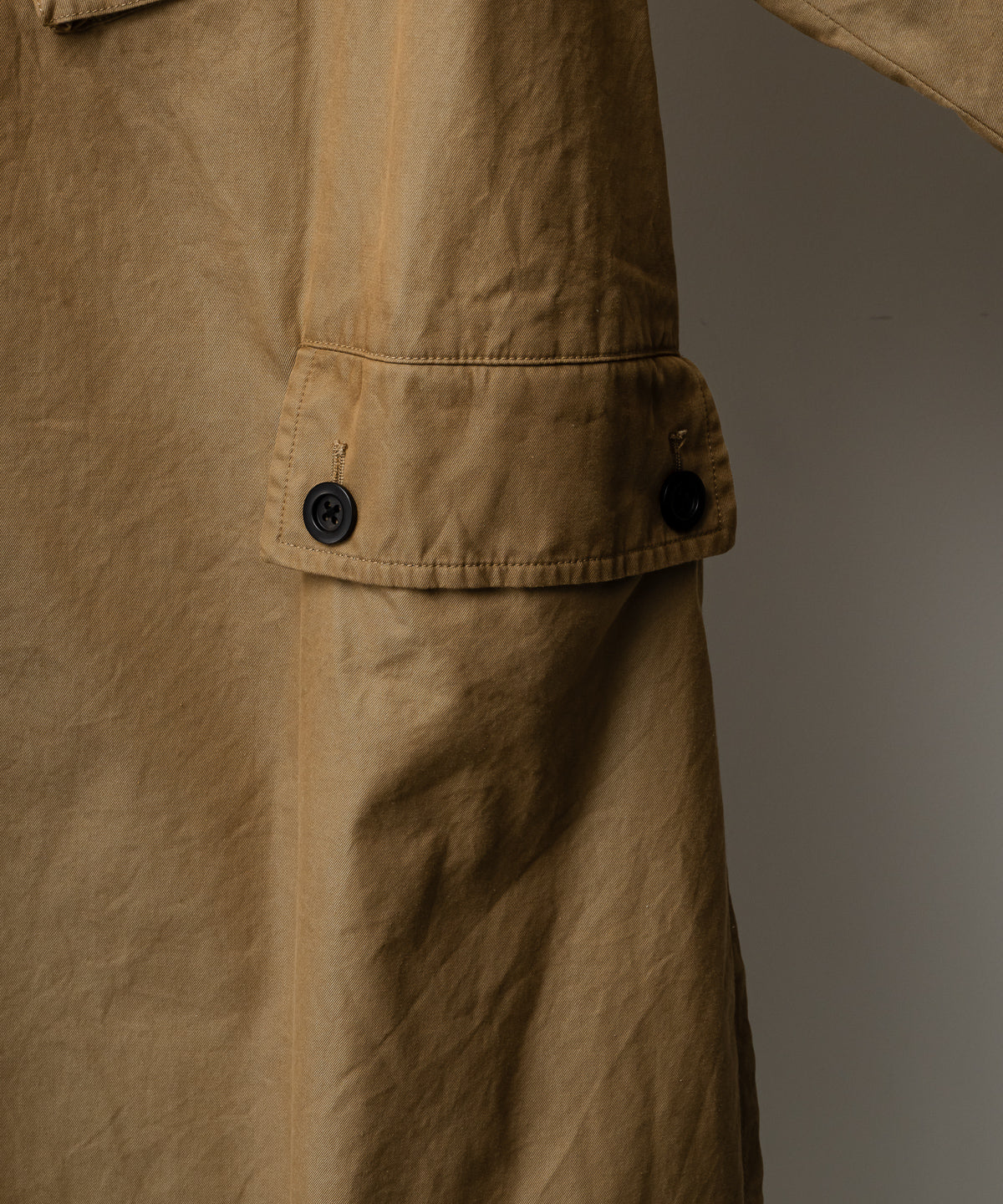 AGING COTTON M.C COAT