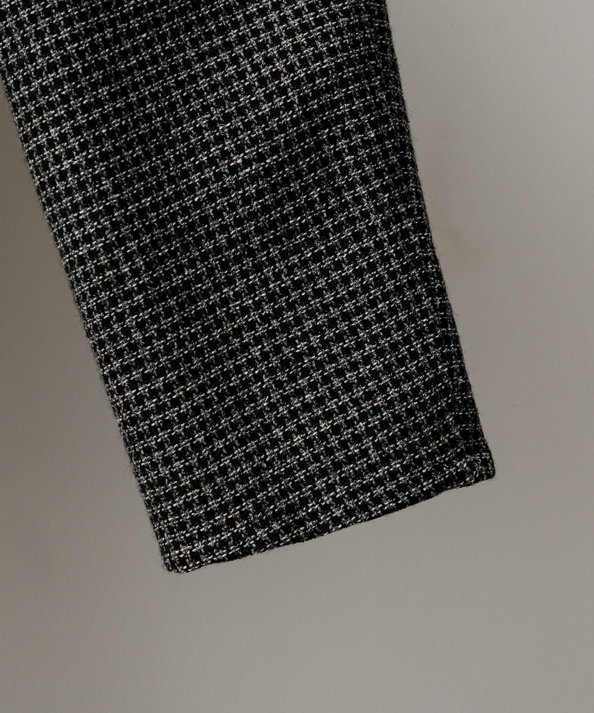 WASHED WOOL SILK CHECK JKT