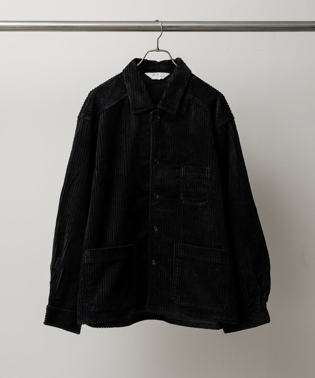 CORDUROY OPEN COLLAR SHIRT