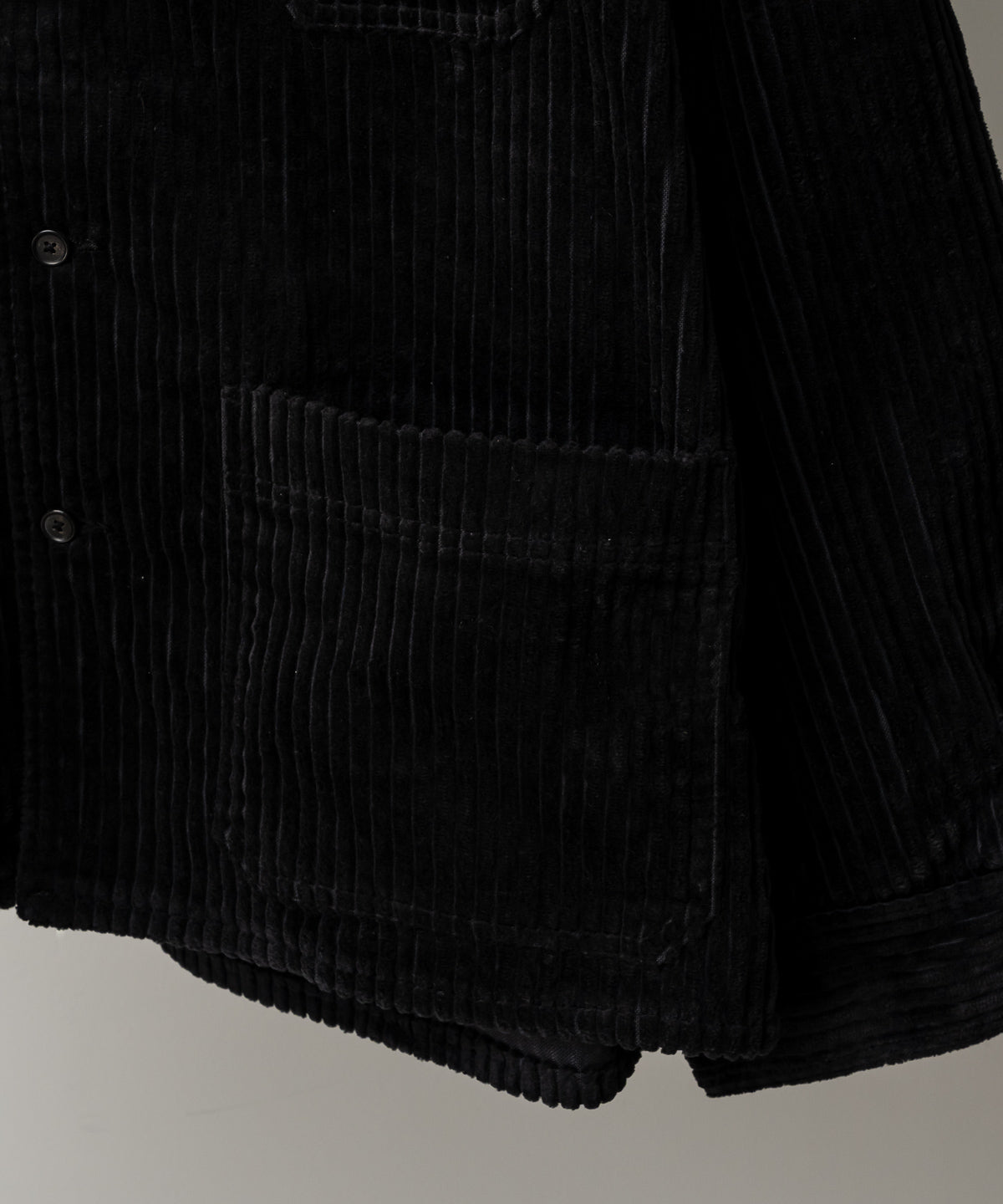 CORDUROY OPEN COLLAR SHIRT