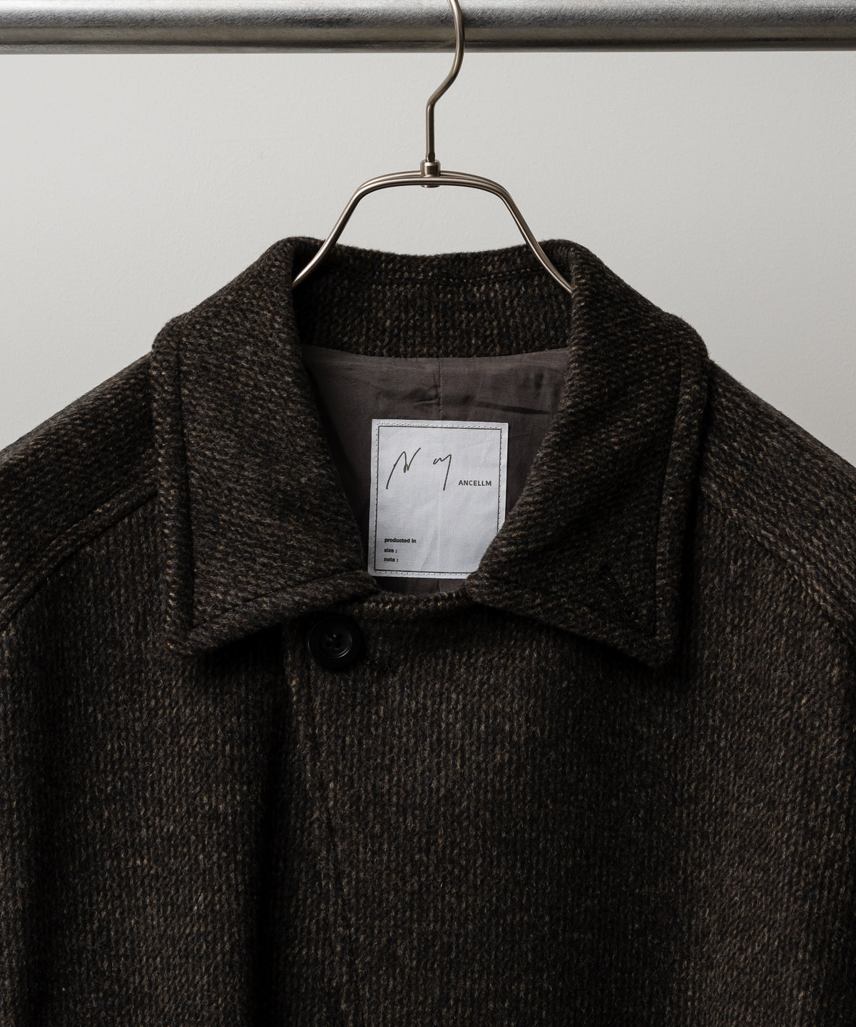WOOL BLANKET BALMACAAN COAT