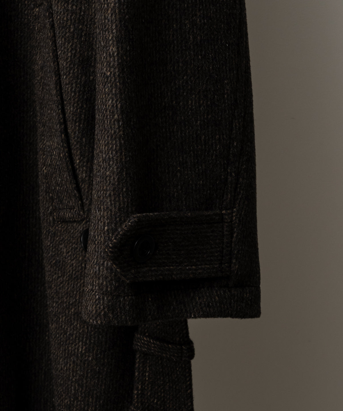 WOOL BLANKET BALMACAAN COAT