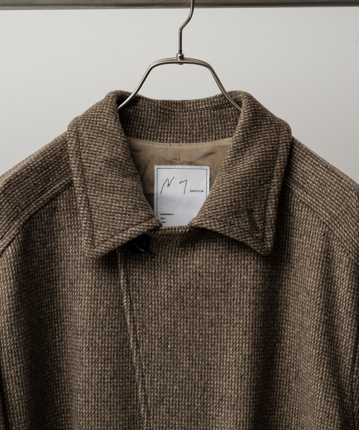 WOOL BLANKET BALMACAAN COAT