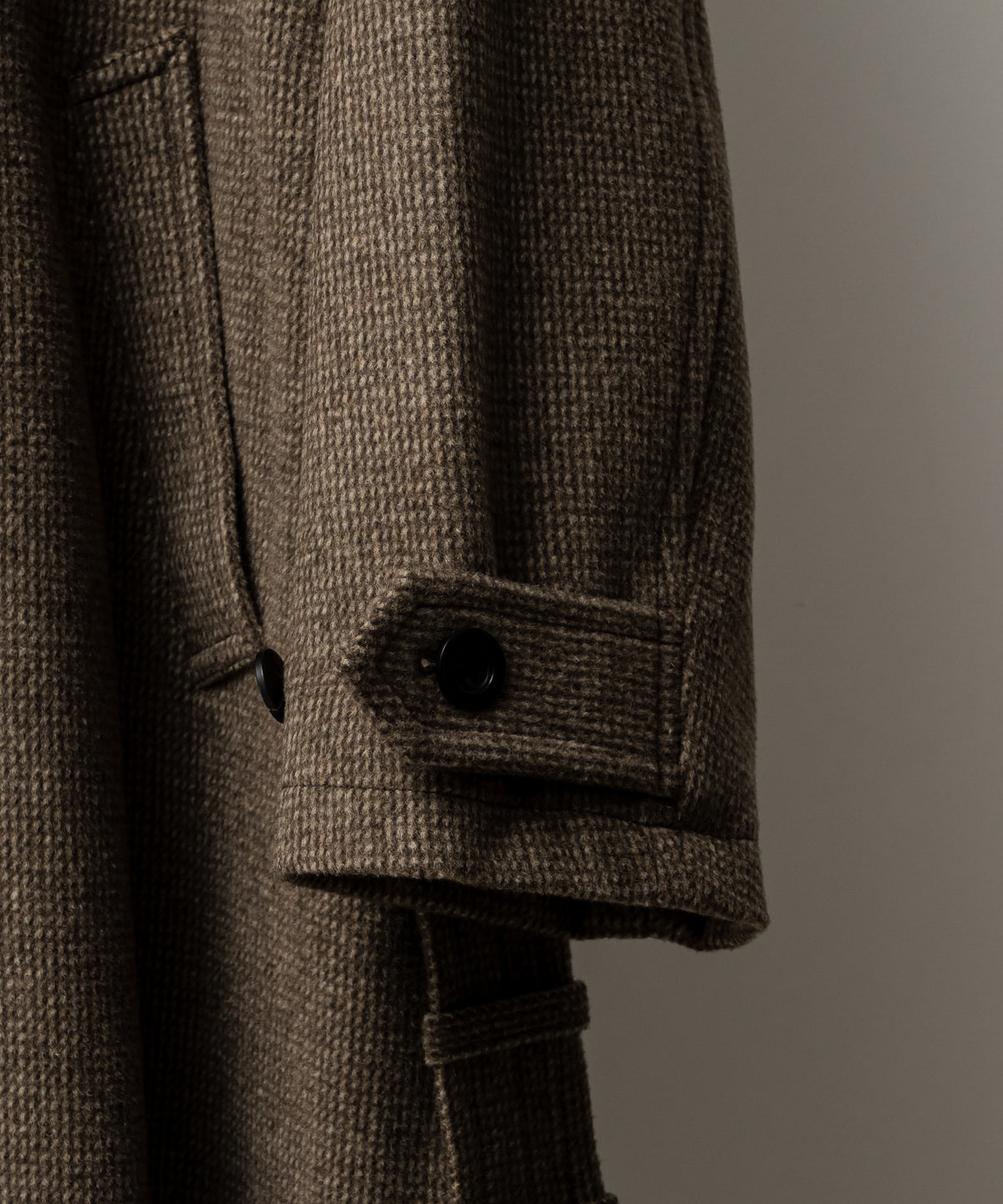 WOOL BLANKET BALMACAAN COAT