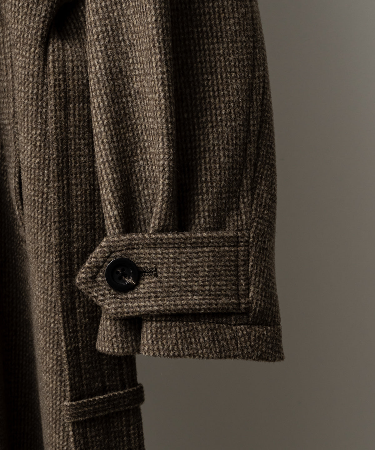 WOOL BLANKET BALMACAAN COAT