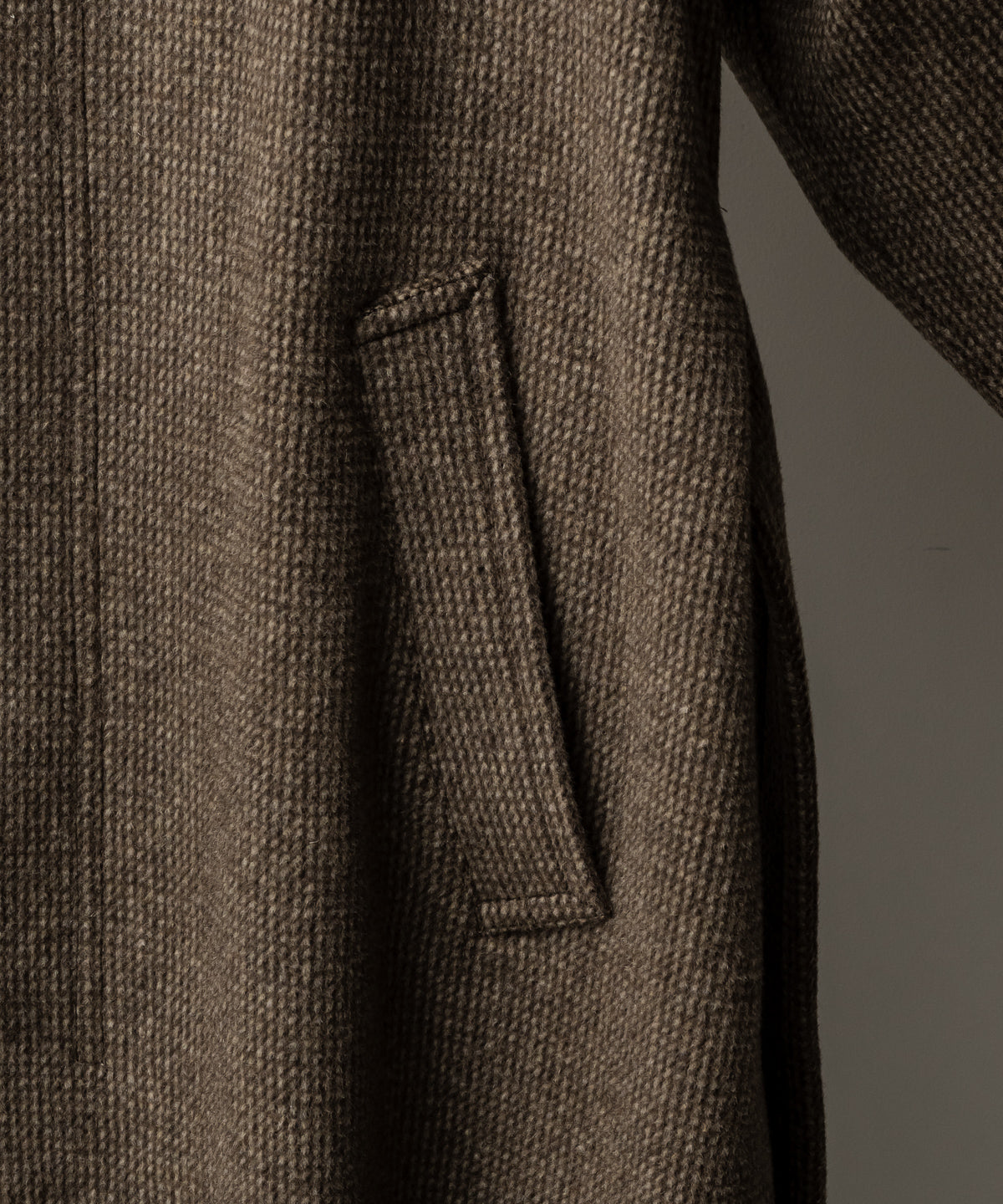 WOOL BLANKET BALMACAAN COAT