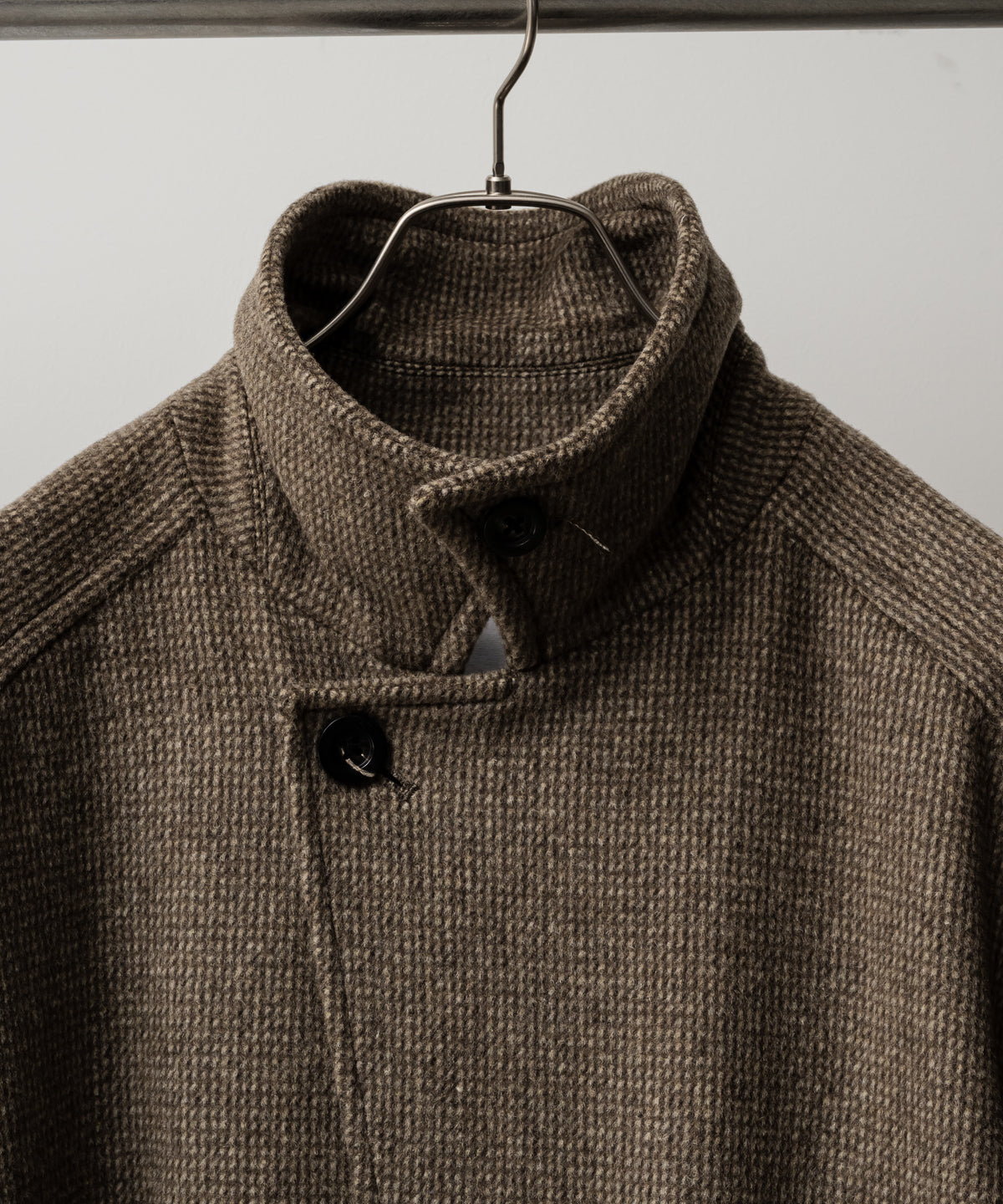WOOL BLANKET BALMACAAN COAT