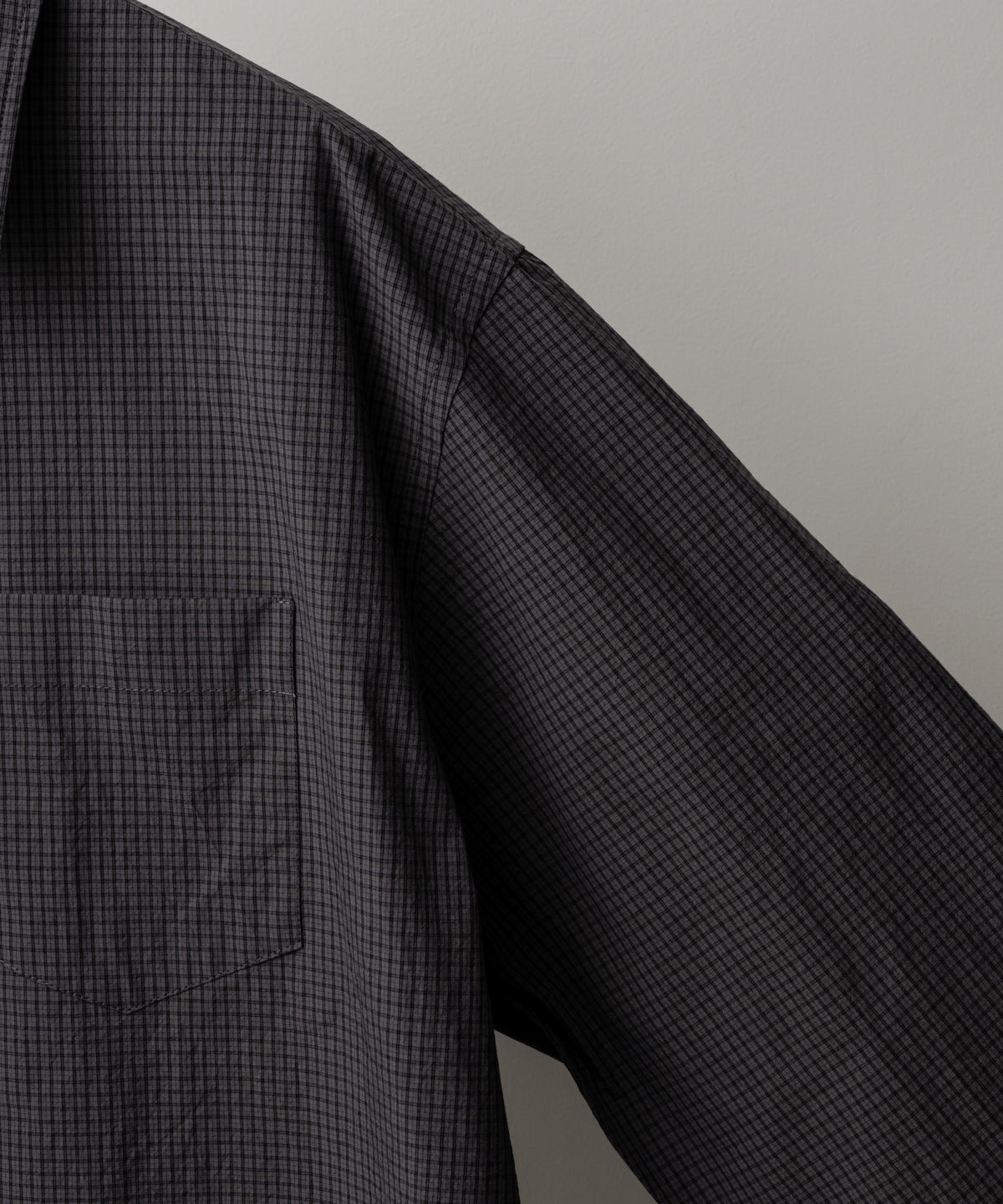 SPREAD COLLAR COTTON SHIRT