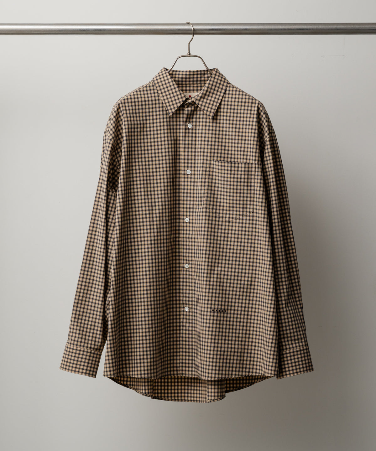 YARN DYED CHECK POPLIN SHIRT