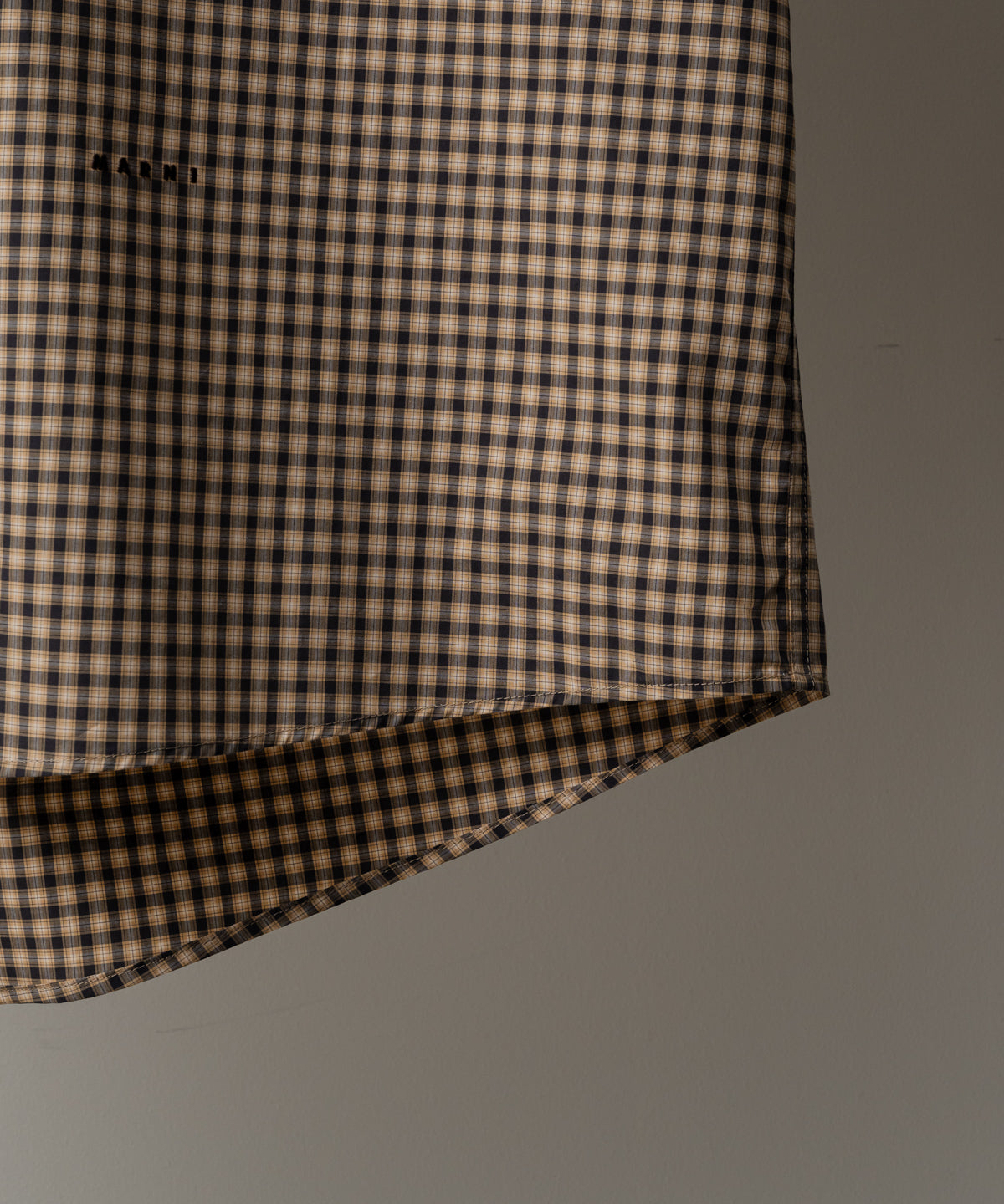 YARN DYED CHECK POPLIN SHIRT