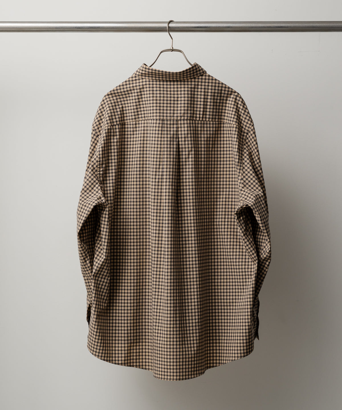 YARN DYED CHECK POPLIN SHIRT