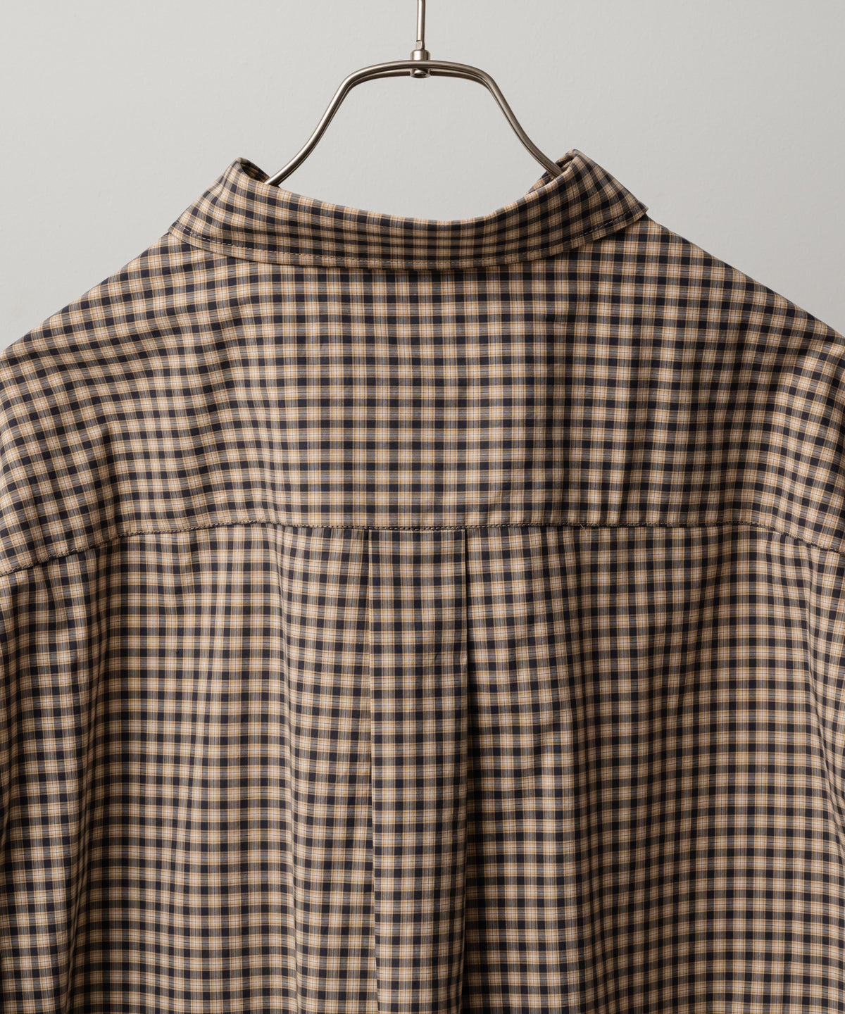 YARN DYED CHECK POPLIN SHIRT