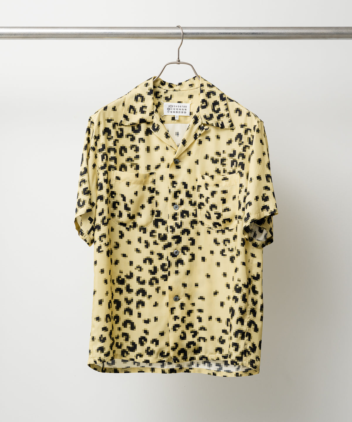 MM  ピクセルレオパードシャツ