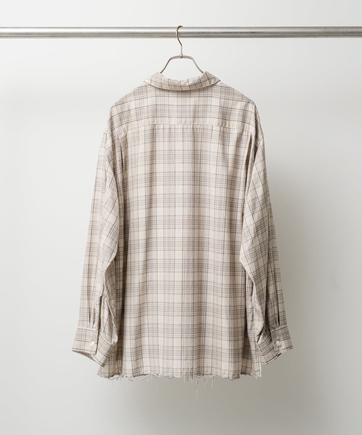 SOLD OUT >> AGING RAYON CHECK SHIRT
