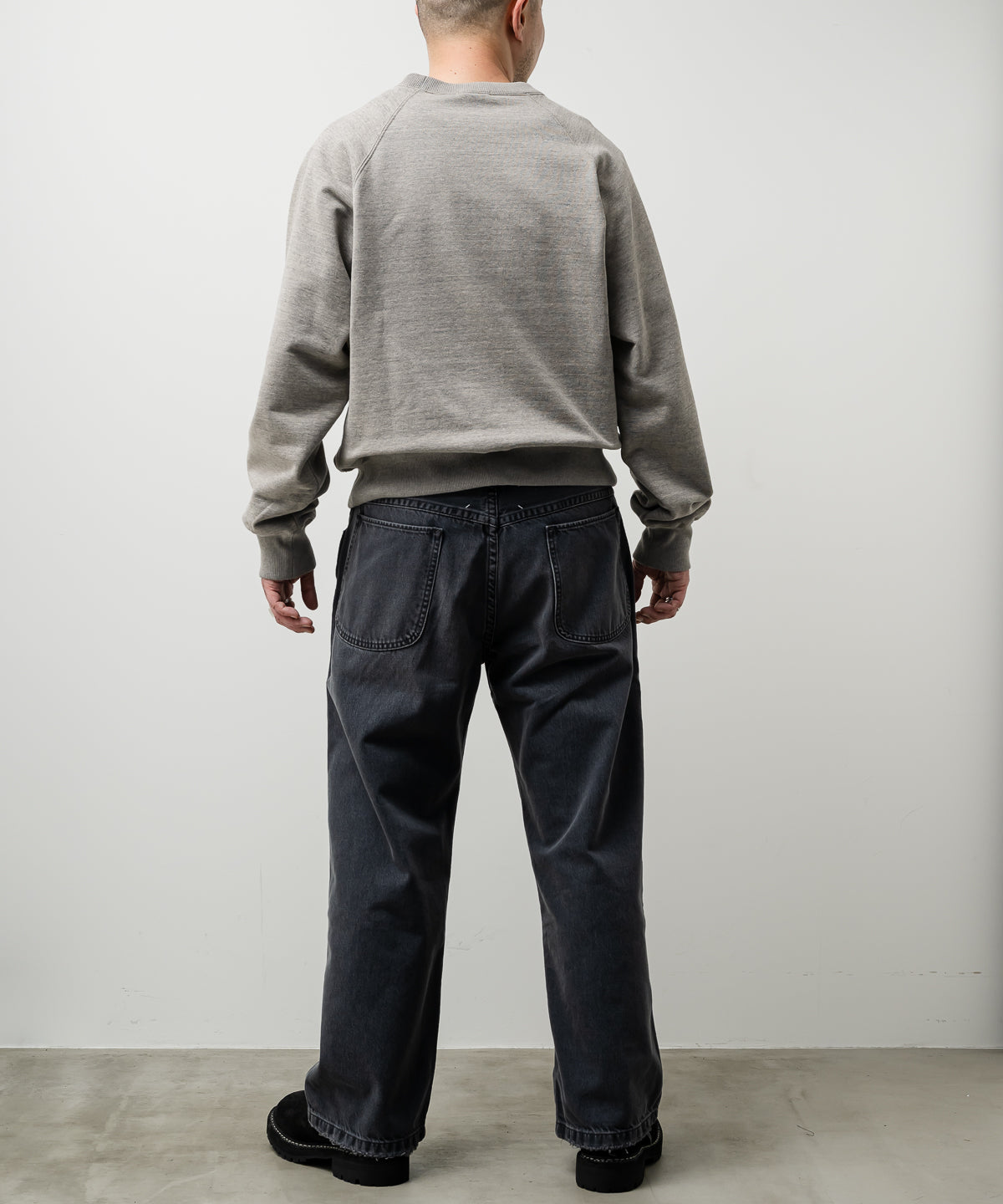 FADED SILKY TERRY SWEAT SHIRT