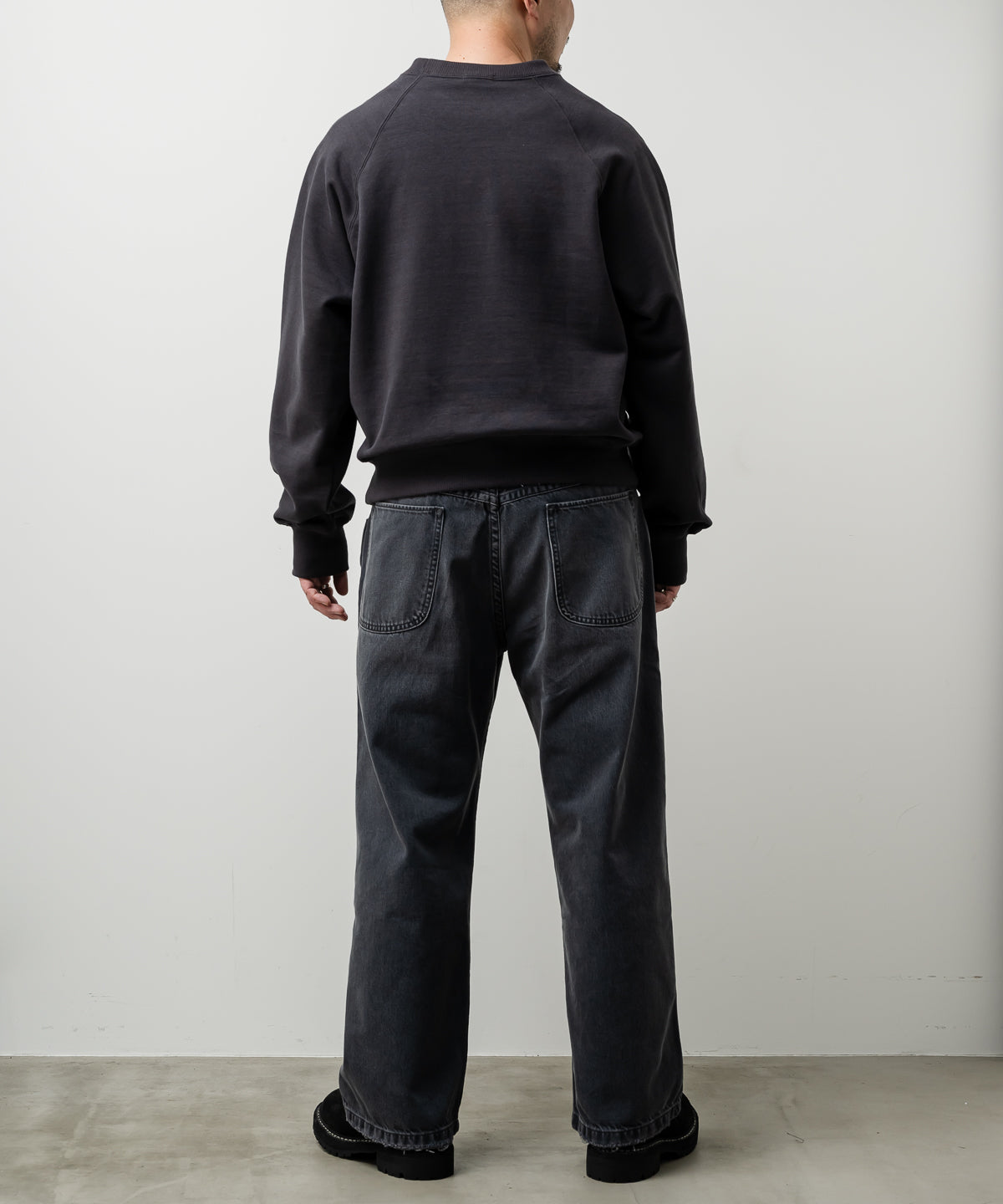 FADED SILKY TERRY SWEAT SHIRT