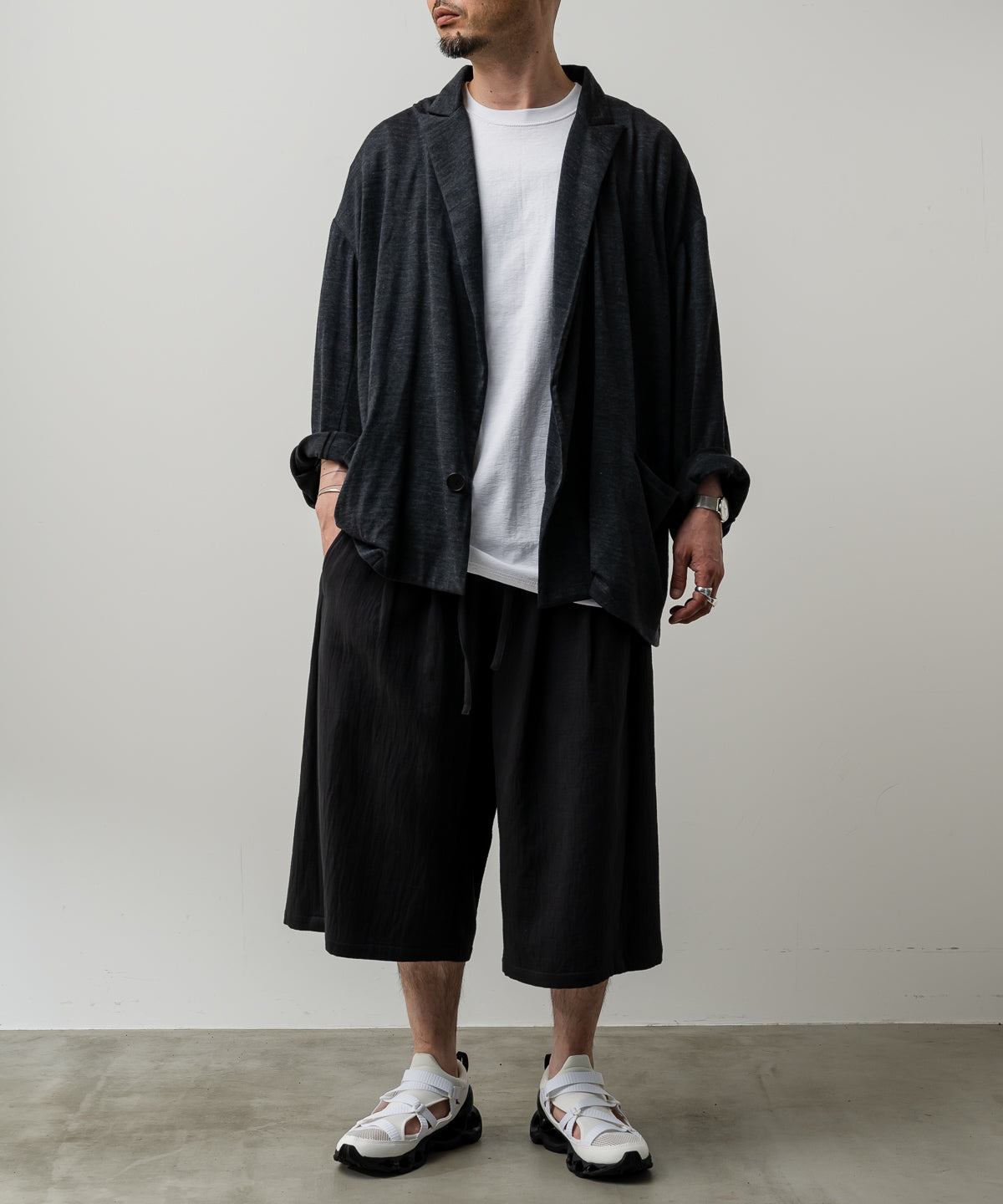 Wool Jersey JKT - Blanc YM