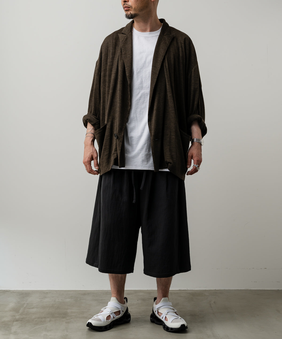 Wool Jersey JKT - Blanc YM