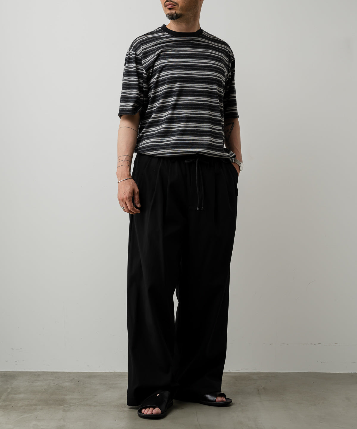 WOOL CREW NECK TEE