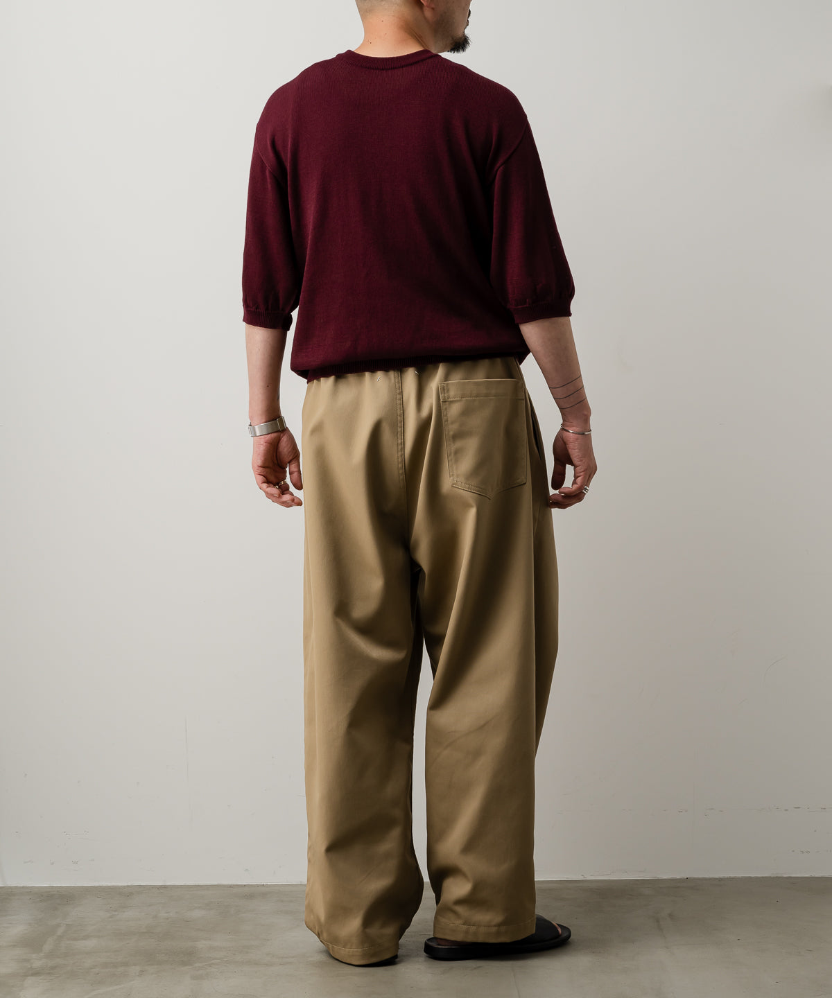 Wide knit T-Shirt