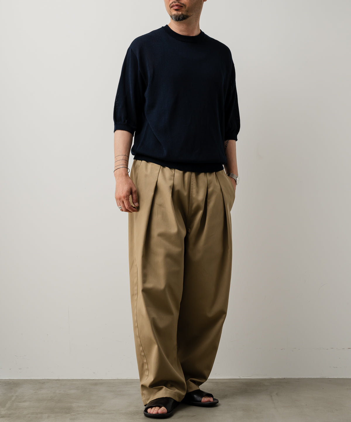 Wide knit T-Shirt