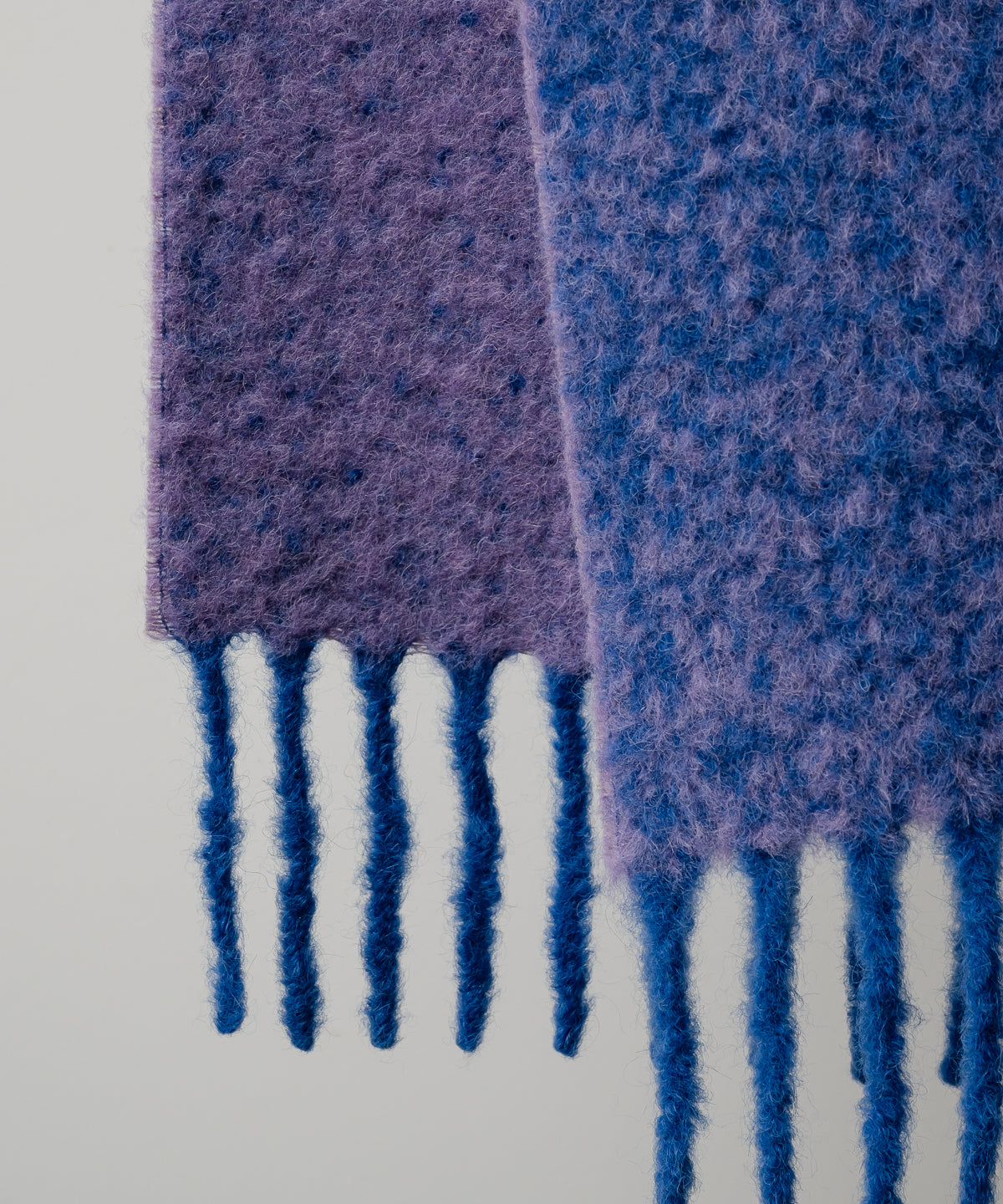 Two Colour Woolly Scarf