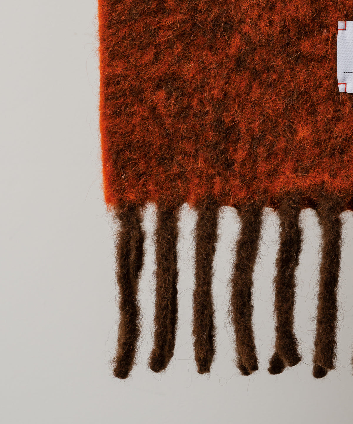 Two Colour Woolly Scarf