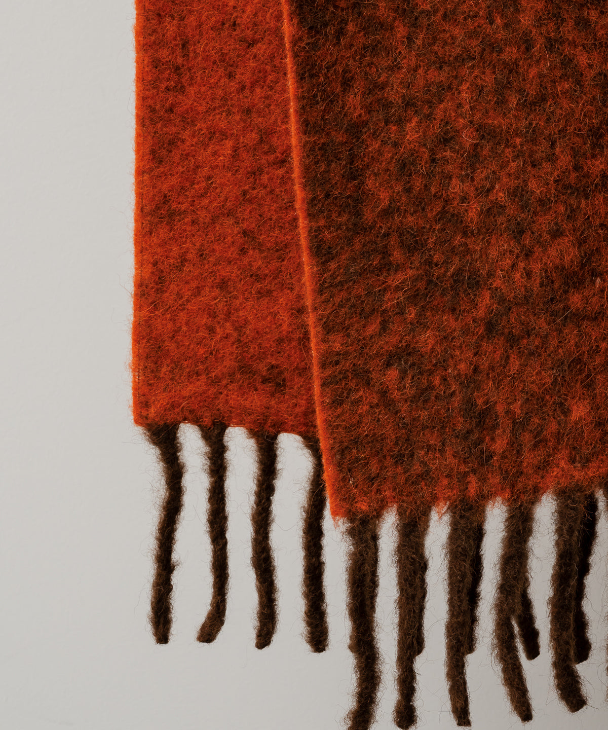 Two Colour Woolly Scarf